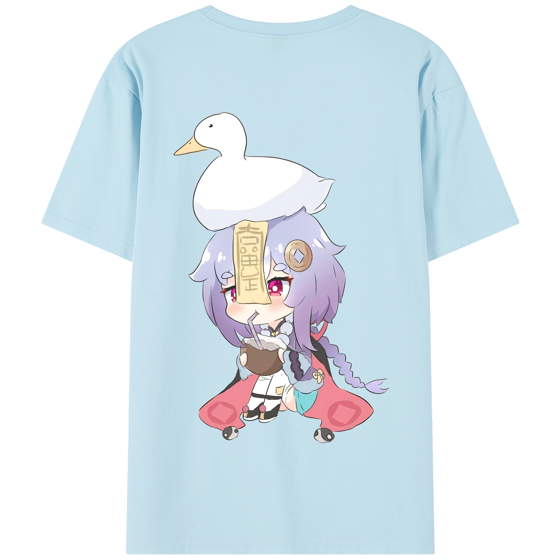 げんし神 七七 なな  genshin Nana 綿100％半袖Tシャツ（背面プリント）